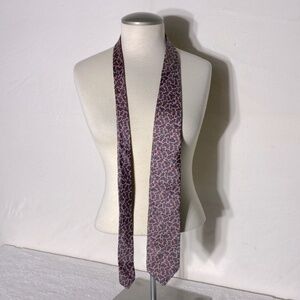 Vintage Harry Rosen Pink Paisley Silk Tie